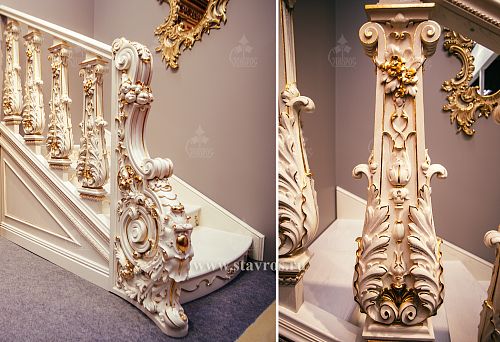 Отделка бетонной и металлической лестницы деревом